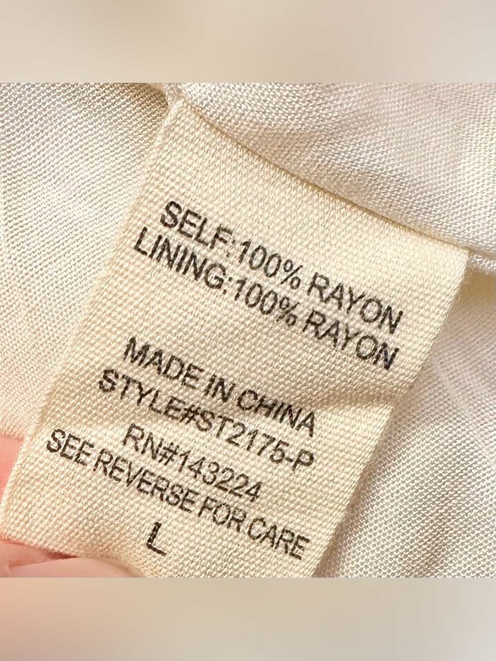 Illa Illa Seashell & Sea Plant Cream/Blue Wide Leg Pull-On Pants - Size L - Picture 11 of 11